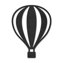 MDF - Dekoracja drewniana - Balon na ogrzane powietrze z pionowymi liniami