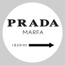 Wandtattoo Prada Marfa - Rund