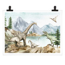 Plakat Kikki Belle - Świat dinozaurów
