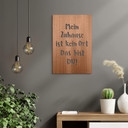 Holzdeko Mahagoni - Mein Zuhause ist kein Ort, das bist DU
