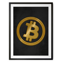 Plakat Bitcoin Logo