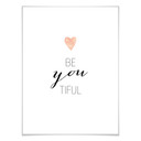 Plakat Confetti & Cream - Be-you-tiful