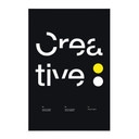 Stoffbild Creative Typografie Design - Sub88 Studio - 30x45 cm