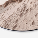 Tableau sur alu-Dibond rond 1X Studio - plage de sable