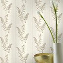 Rasch Vliesbehang - Patroonhang Wechsel II Beige Leaves