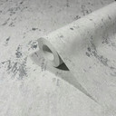 Papel pintado no tejido con aspecto de hormigón gris brillante