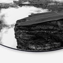 Wandbild Blick auf die Alpen - Berglandschaft der Dolomiten - Alu-Dibond