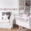 A.S. Création Lovely Kids Frise autocollante enfant - Rosé, Gris