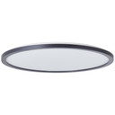 Aufbaupaneel Claire, schwarz, Ø 42 cm, Innenleuchte, Neutralweiß