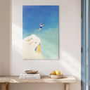 Canvas schilderij Duik in de zee - Rivers