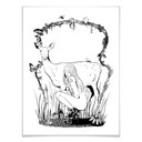 Plakat - Drawstore - Deer n Girl