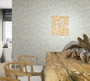 non-woven tapet Naturlig Opulens Grå grafik 3,30 x 0,70 cm