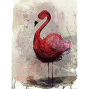 Livingwalls papier peint photo ARTist Flamingo beige, grau