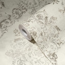 Livingwalls Barocktapete My Home My Spa Vliestapete Romantic Home Vintage perlweiß, perlbeige