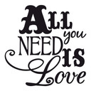 Wallsticker - All You Need Is Love 2