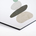 Hexagone - Alu-Dibond Nouveauprints - Pebbles 3