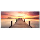 Canvasbillede, Solnedgang bro