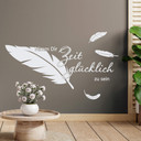 Wandtattoo Nimm dir Zeit glücklich zu sein