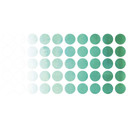 Muursticker set stippen - Ombre Groen