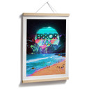Plakat Error 404 na plaży - Nicebleed