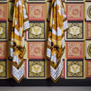 Luksusowa tapeta Versace Home czerwone złoto czarny designerski wzór tapety klasyczny barok