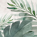 Jungle Leaves Green Watercolour | Fototapeta dżungla - Bloomery Decor
