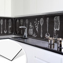 Stænkplade til køkken - Alu-Dibond - Rustic Kitchen