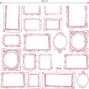Tapet med mønster - Frame Your Life - pink