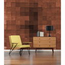 Architects Paper Papier peint photo Atelier 47 Mosaic Tile rouge, cuivre