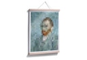 Plakat Pixelart - van Gogh - Autoportret 1889