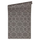 Versace Papier peint de designer - argent, Gris