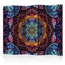 Paravent Séparation de pièce - Kaléidoscope multicolore, 3 pièces