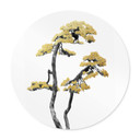 Plakat kwitnące bonsai - Plakat rośliny okrągłe - Amini