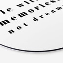 Tableau sur alu-Dibond rond 1X Studio - Die with memories