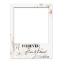 Fotoramme Bryllup med blomster - kan personaliseres