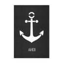 MDF - Holzdeko Ahoi mit Anker