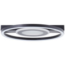 Deckenleuchte Leopold, schwarz, 5 x 37 cm, Metall Moderne Deckenleuchte, dimmbar