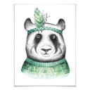 Plakat Kvilis - Hippie Panda