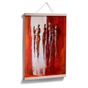 Poster - Schüßler - Cinq figures rouges