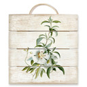 Obraz drewniany Ehret - Cistus rose - 40x41,5 cm