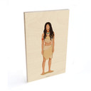 Plakat drewniany Tohmé - Pocahontas