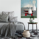 Wallprint PAN AM - Fly to Tokyo