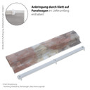 Homing Flächenvorhang inkl. Technik Taja ziegel -  2,45 x 0,6 m