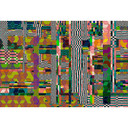 Fotomural Paredes de Patel 3 Mirage 1 colorido, verde, morado, rosa, naranja