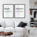 Poster Grammatik - Schwester