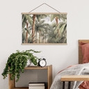 Stampa su tessuto Foresta Tropicale di Palme - Pictufy Studio