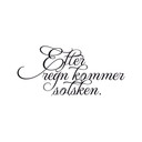 Wallsticker Efter regn kommer solsken