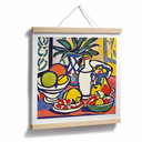 Plakat Mleko i owoce - inspirowany Matisse'em - Zamart - Kwadrat
