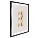 Poster Weihnachten - Ho Ho Ho in Gold - Orara Studio