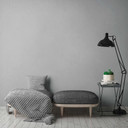 Daniel Hechter Papier peint uni Gris, Blanc